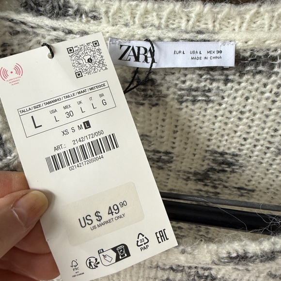 NWT Zara Sweater - Picture 2 of 5